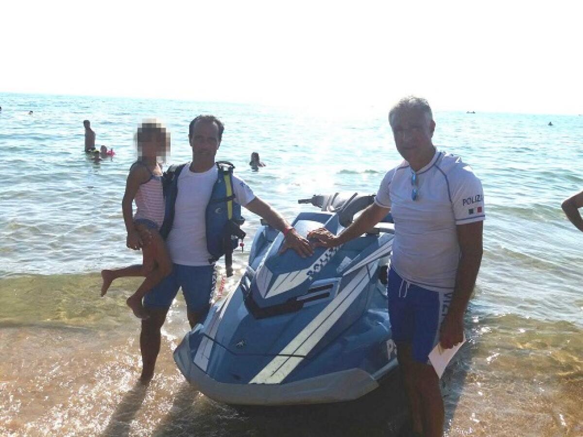 RAGUSA: SCOMPARE UNA BIMBA DI SEI ANNI. RITROVATA IN MARE DALLA POLIZIA DI STATO - 