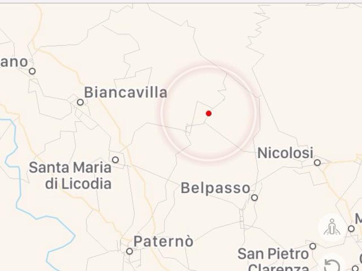 TERREMOTO SULL’ETNA, OGGI POMERIGGIO CON EPICENTRO RAGALNA - 