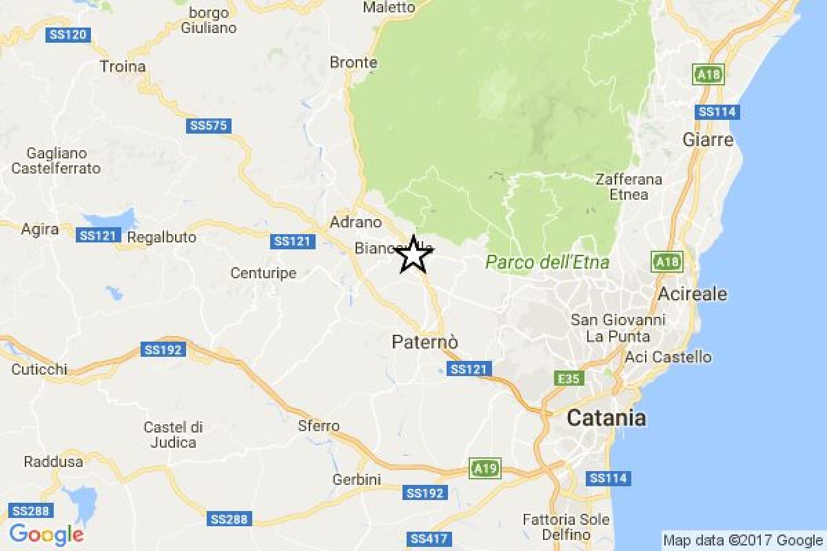 SCOSSA DI TERREMOTO ALLE ORE 23.57 - I DATI AGGIORNATI ALLE 02.00 - 