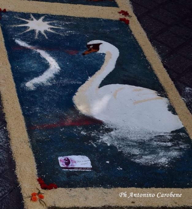 BELPASSO: L' "ECOINFIORATA" REALIZZATA CON I MATERIALI DI SCARTO - FOTO