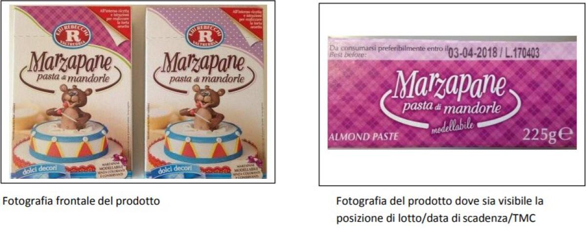 AUCHAN, CARREFOUR E SIMPLY RITIRANO MARZAPANE REBECCHI PER TRACCE D’UOVO NON SEGNALATE IN ETICHETTA - 