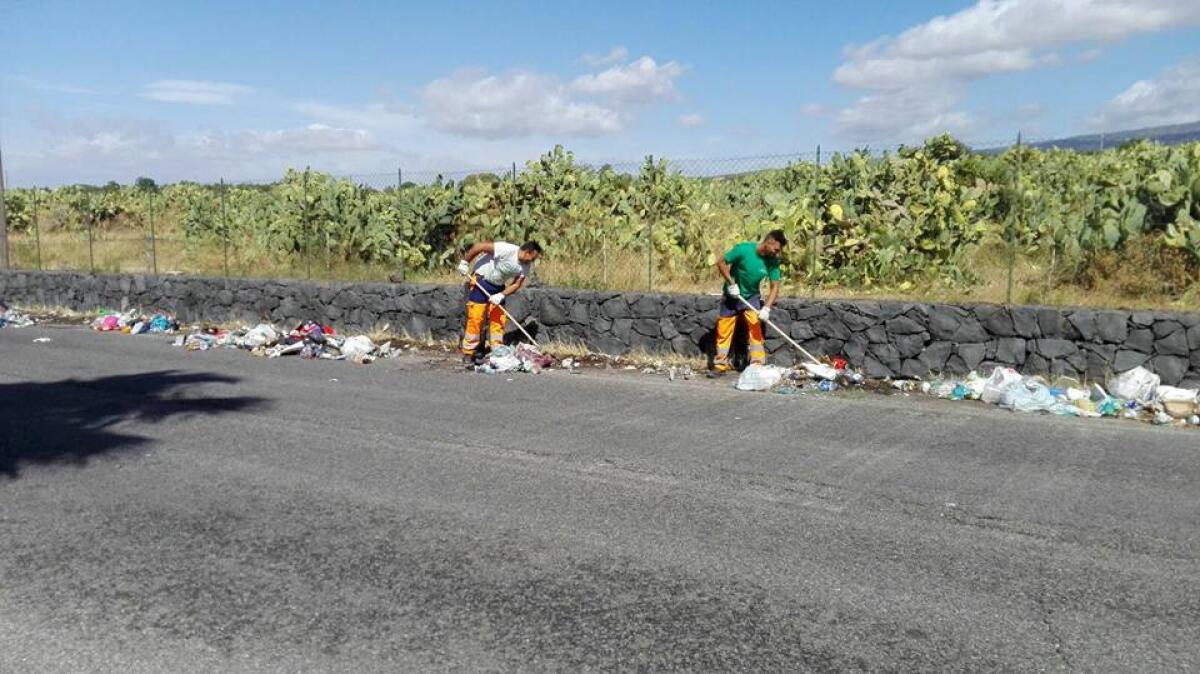 BELPASSO: BONIFICA DELLE MICRO DISCARICHE NEL TERRITORIO - 