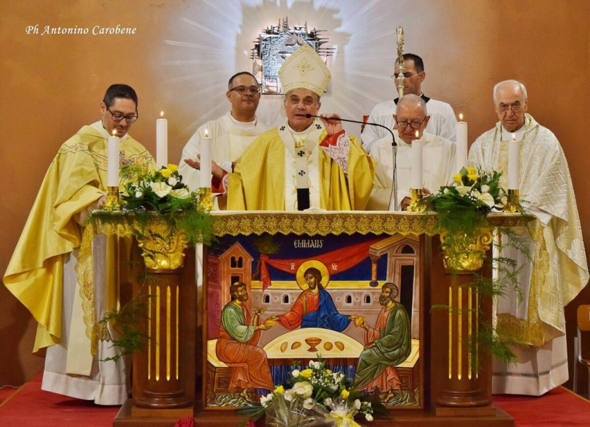 PATERNO': SI E' INSEDIATO DON MAURIZIO PAGLIARO, IL  NUOVO PARROCO DI S.GIOVANNI BOSCO - FOTO - 