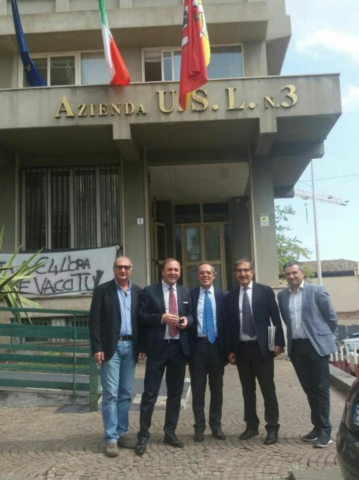 CATANIA: INCONTRO CON L'ASP PER IL LABORATORIO ANALISI DELL'OSPEDALE DI PATERNO' - 