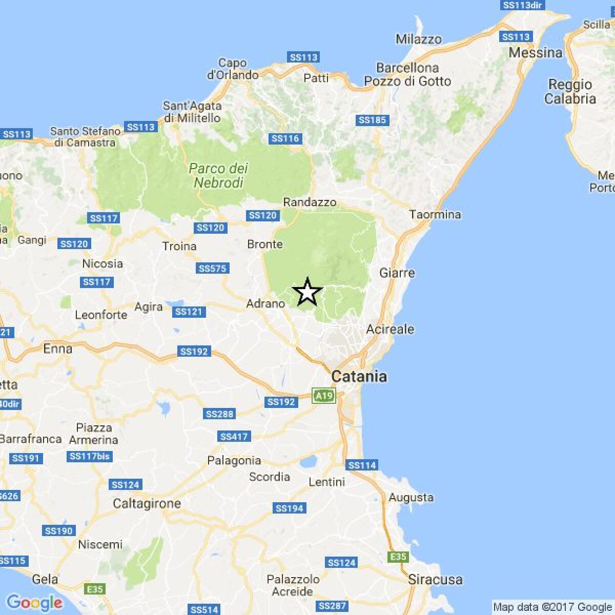 SCOSSA DI TERREMOTO ALLE ORE 20.00, EPICENTRO RAGALNA - 