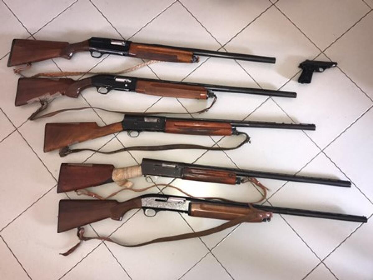 CATANIA: CONTROLLI POLIZIA TROVATI ARMI E FUCILI - DETTAGLI - 