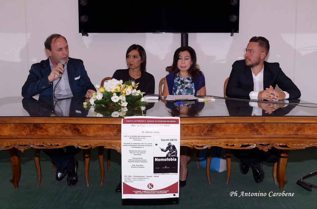 PATERNÒ: PRESENTATO IL LIBRO “NOMOFOBIA” DI SALVO ORTO