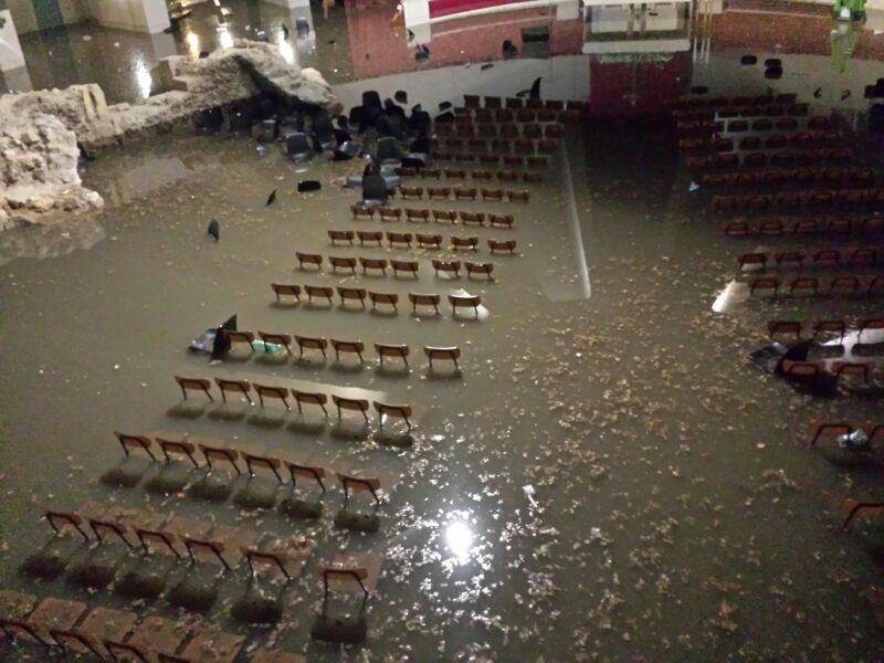 SIRACUSA: ALLAGATA LA CRIPTA DEL SANTUARIO DELLA MADONNA DELLE LACRIME - FOTO