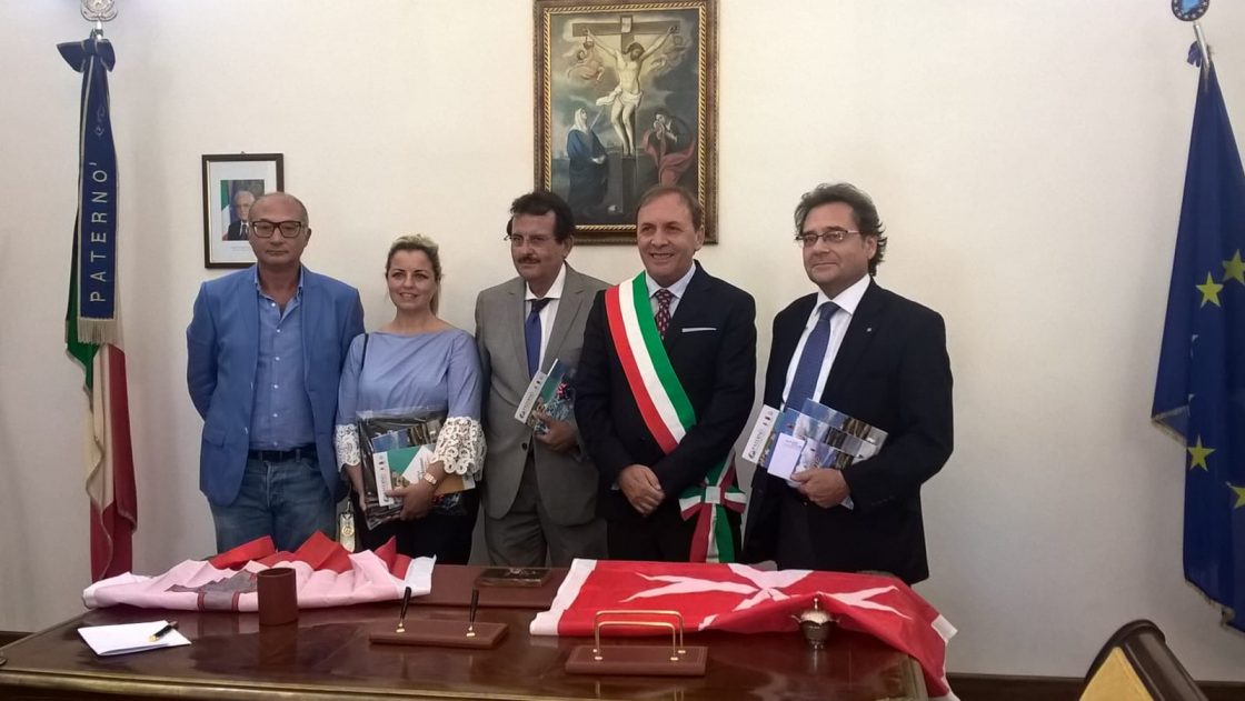 PATERNÒ: IL SINDACO NASO INCONTRA DELEGAZIONE MALTESE  - FOTO