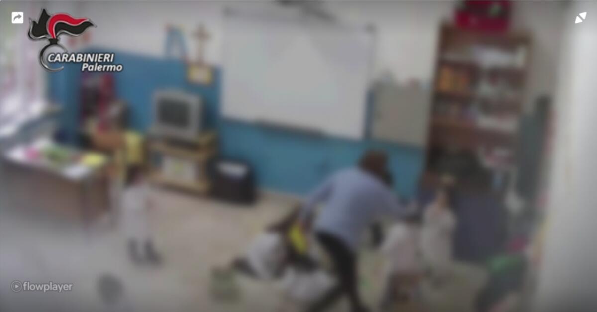 CORLEONE: SCHIAFFI E MALTRATTAMENTI AI BIMBI DELL'ASILO, MAESTRA SOSPESA - VIDEO - 