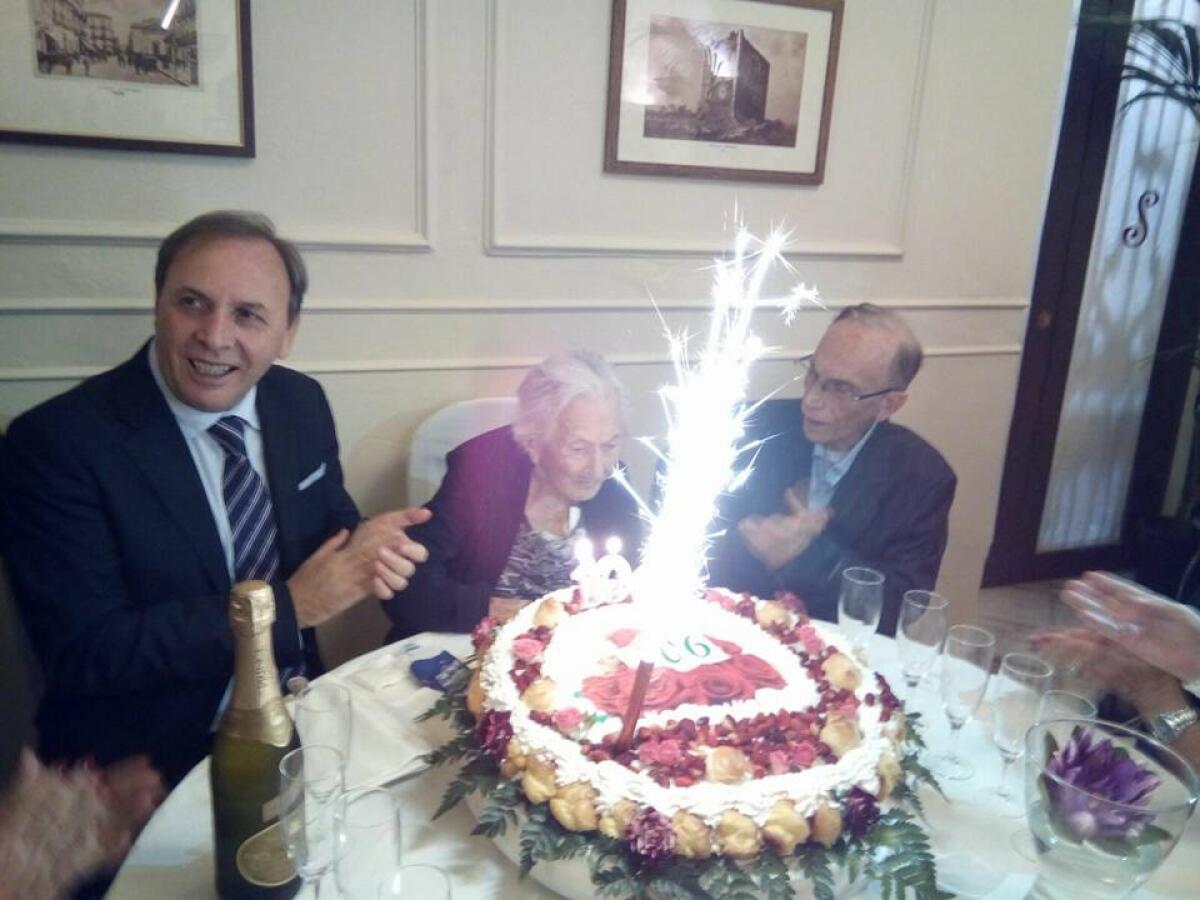 AUGURI NONNA CONSOLATA, HA COMPIUTO 106 ANNI - 