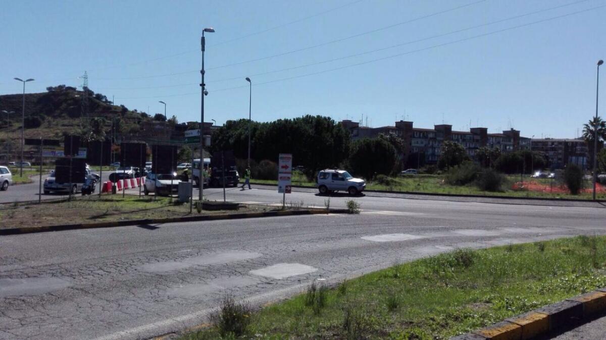 CATANIA: DI NUOVO CHIUSA LA ROTATORIA NESIMA - 