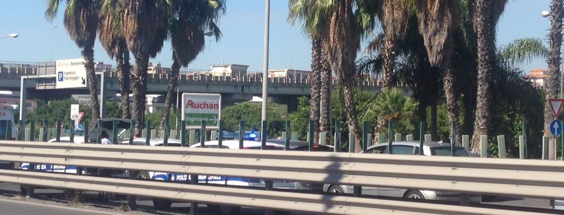 INCIDENTE STRADALE ALL'ALTEZZA DELLO SVINCOLO DI MISTERBIANCO