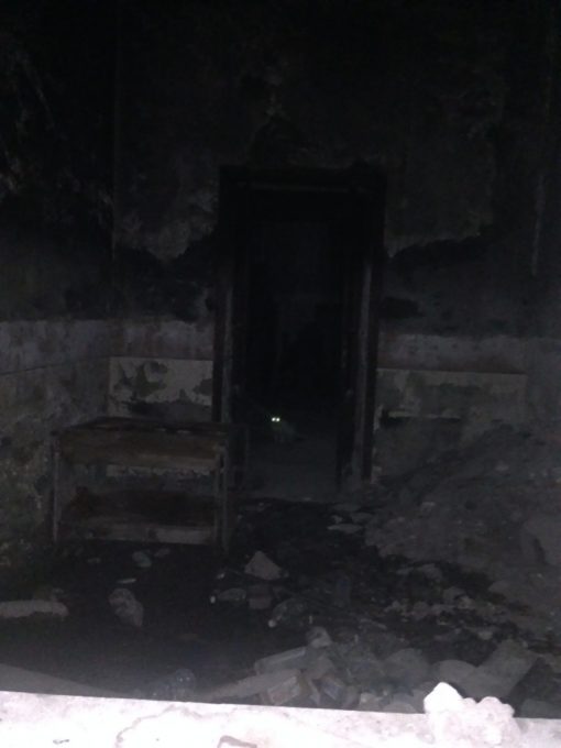 PATERNO' ANCORA FIAMME IN VIA SAN GAETANO - FOTO