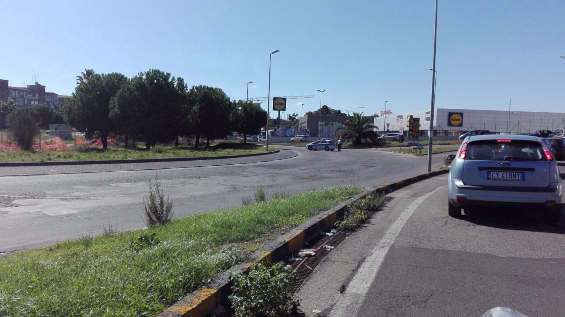 CATANIA: CHIUSA LA ROTATORIA DI NESIMA PER RISCHIO CEDIMENTI, TRAFFICO IN TILT