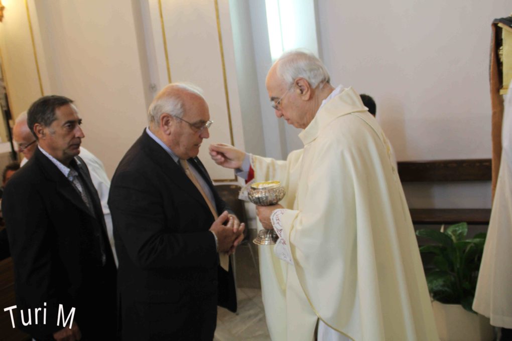 PATERNO': PADRE ANTONINO TOMASELLO FESTEGGIA IL 40° ANNIVERSARIO DI SACERDOZIO - FOTO