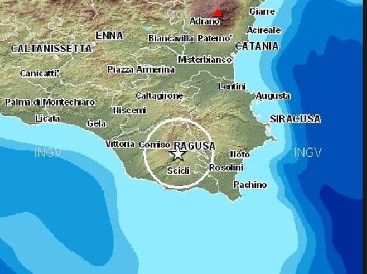 Sequenza sismica nel Canale di Sicilia - 