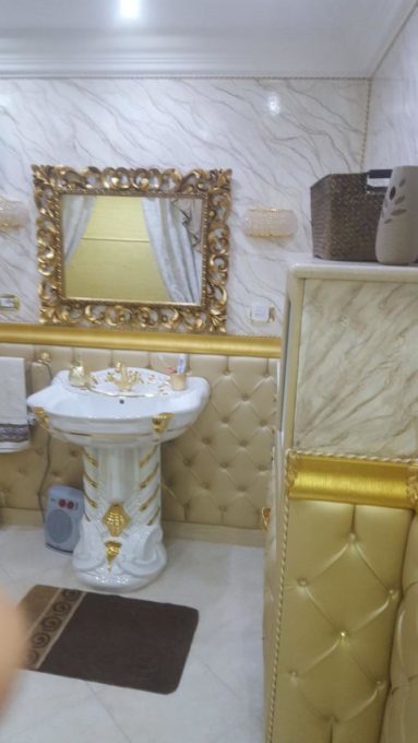 ROMA, RUBINETTI E WATER D'ORO IN UNA CASA POPOLARE OCCUPATA - LE FOTO