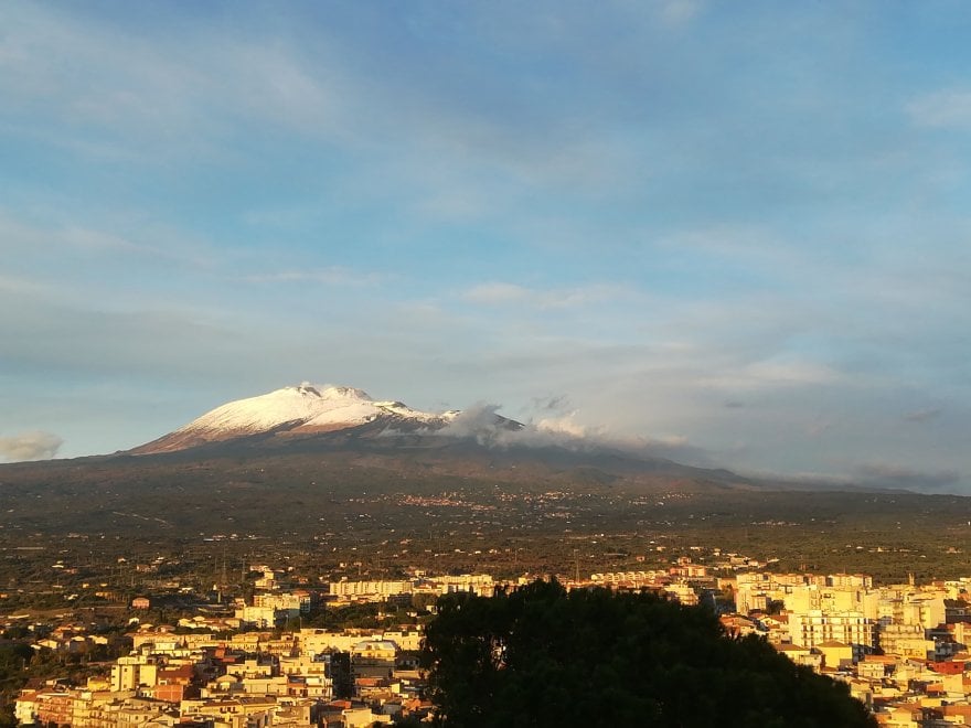 L'Etna ed il suo tramonto visto da "La Repubblica"
