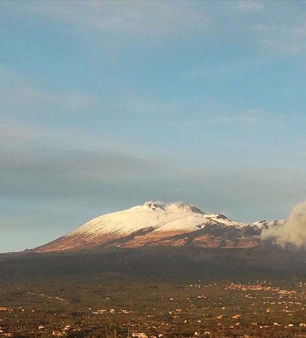 L'Etna ed il suo tramonto visto da "La Repubblica"