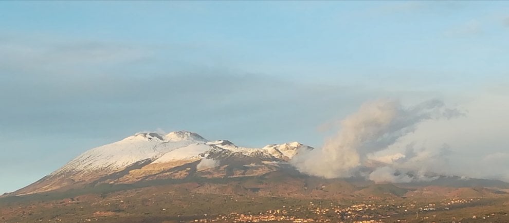 L'Etna ed il suo tramonto visto da "La Repubblica"