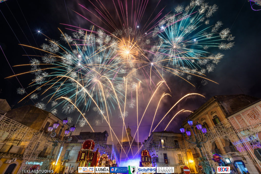 SANTA BARBARA 2017 - FUOCHI D'ARTIFICIO DEL 5 DICEMBRE 2017