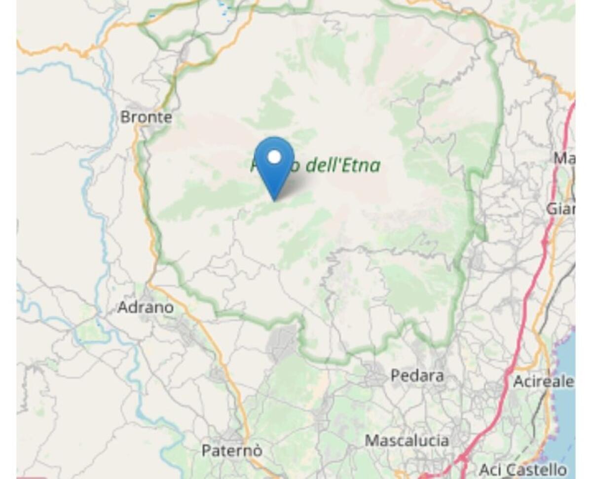 Terremoto di magnitudo ML 2.6, epicentro ragalna - 