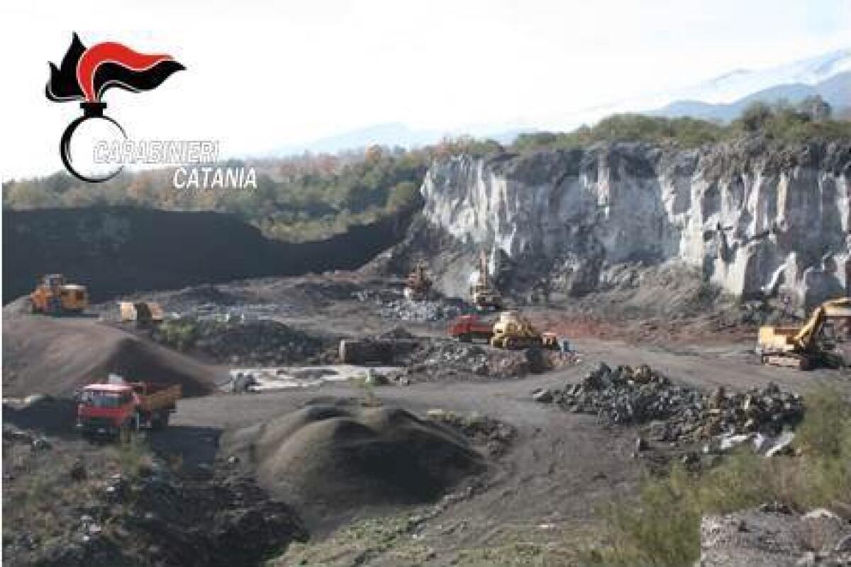 MASCALI: Sequestrata una cava di materiale basaltico che operava senza alcuna autorizzazione - 