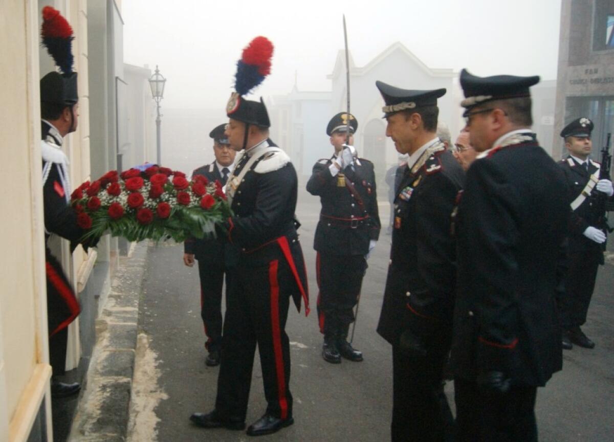 MILITELLO VAL DI CATANIA: Commemorazione 2° anniversario scomparsa Appuntato Scelto Gianluca SCIANNACA - 