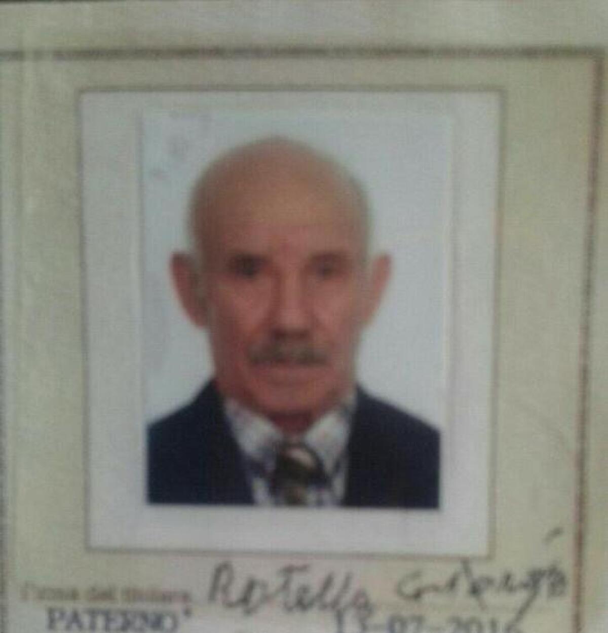 PATERNO': E' stato ritovato l'anziano scomparso - 