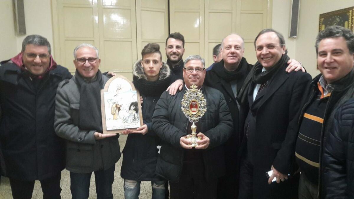 PATERNO': Accoglienza della Reliquia di Sant'Antonio Abate - 