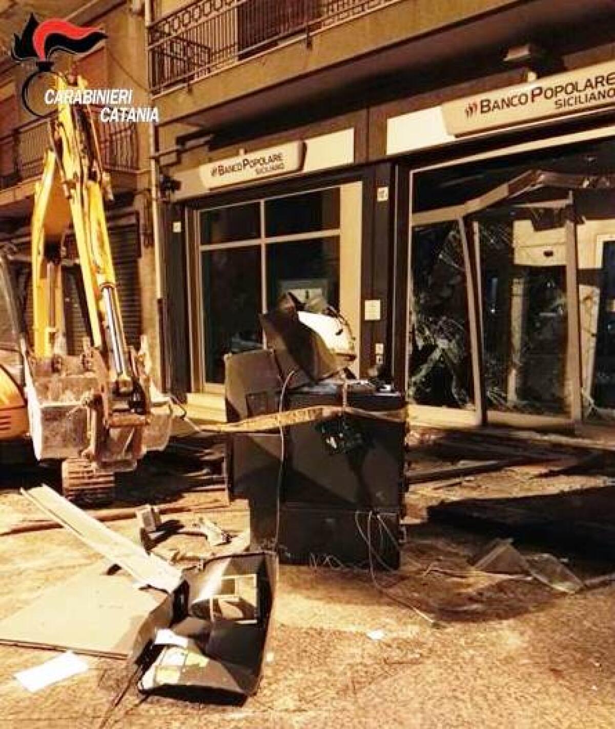 MISTERBIANCO: Sventato furto al Banco popolare siciliano - 