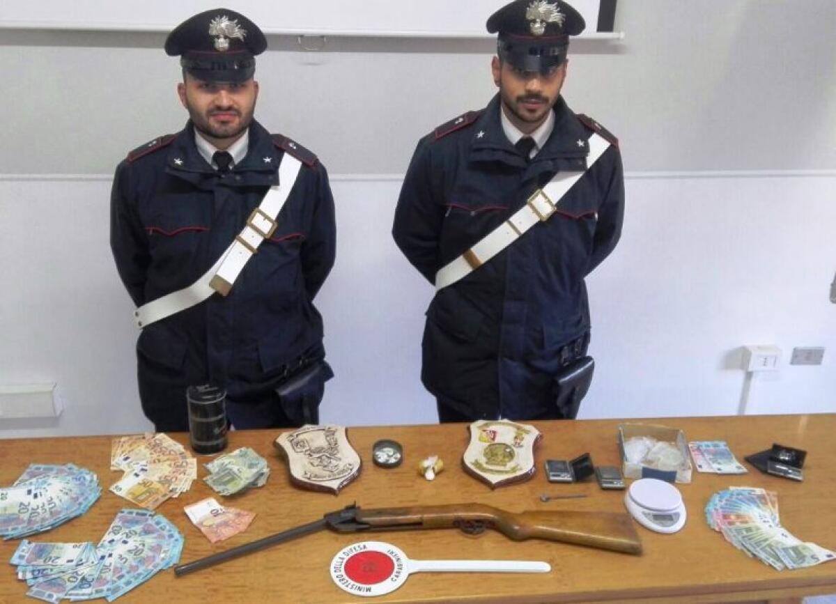 SCORDIA: Cocaina all'interno di un'officina, un arresto e una denuncia - 