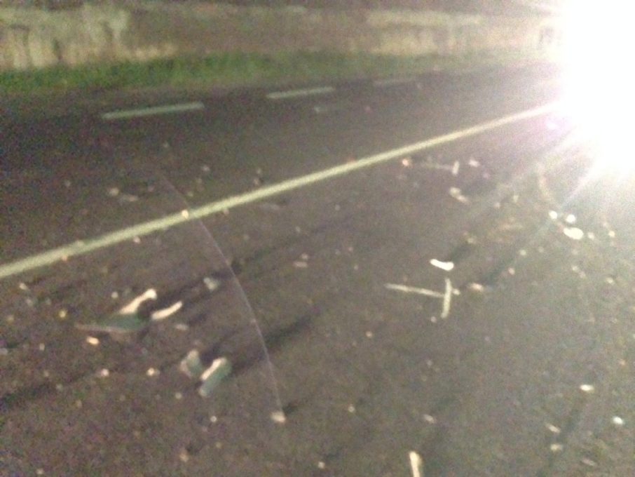 PATERNO': Incidente vicino Schettino - Le foto