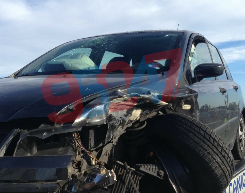 Scontro frontale bivio Iannarello, 4 feriti, 2 gravi - Le Foto