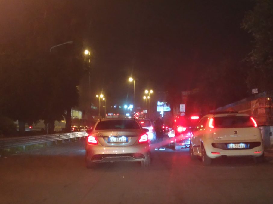 MISTERBIANCO: SS 121 TAMPONAMENTO NEI PRESSI DELLO SVINCOLO MISTERBIANCO CENTRO