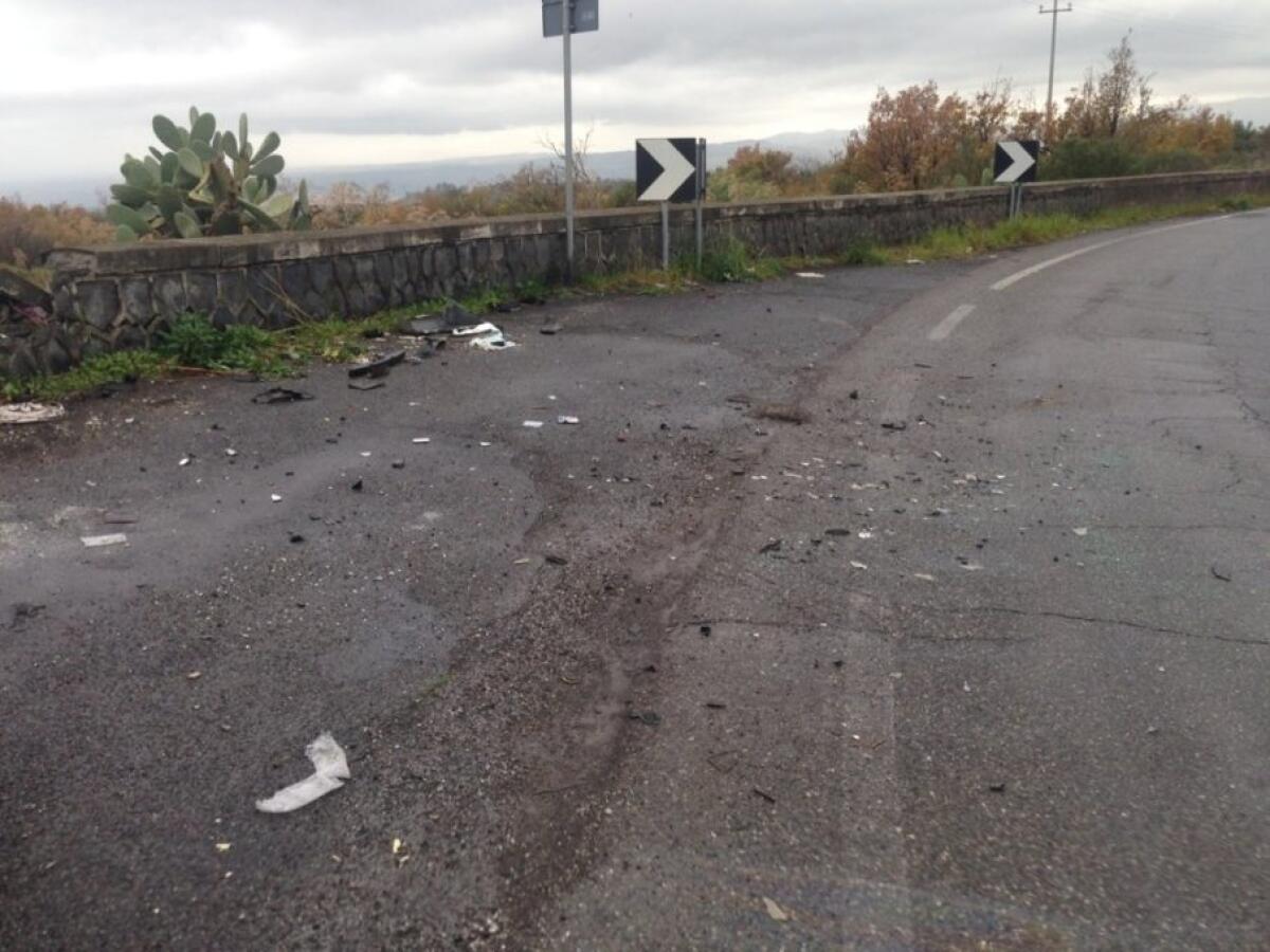 BELPASSO: Scontro frontale auto camion, interviene elisoccorso - 