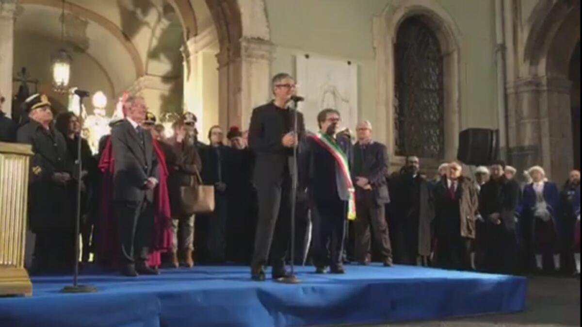 CATANIA: La Candelora d'Oro a Fiorello - VIDEO - 
