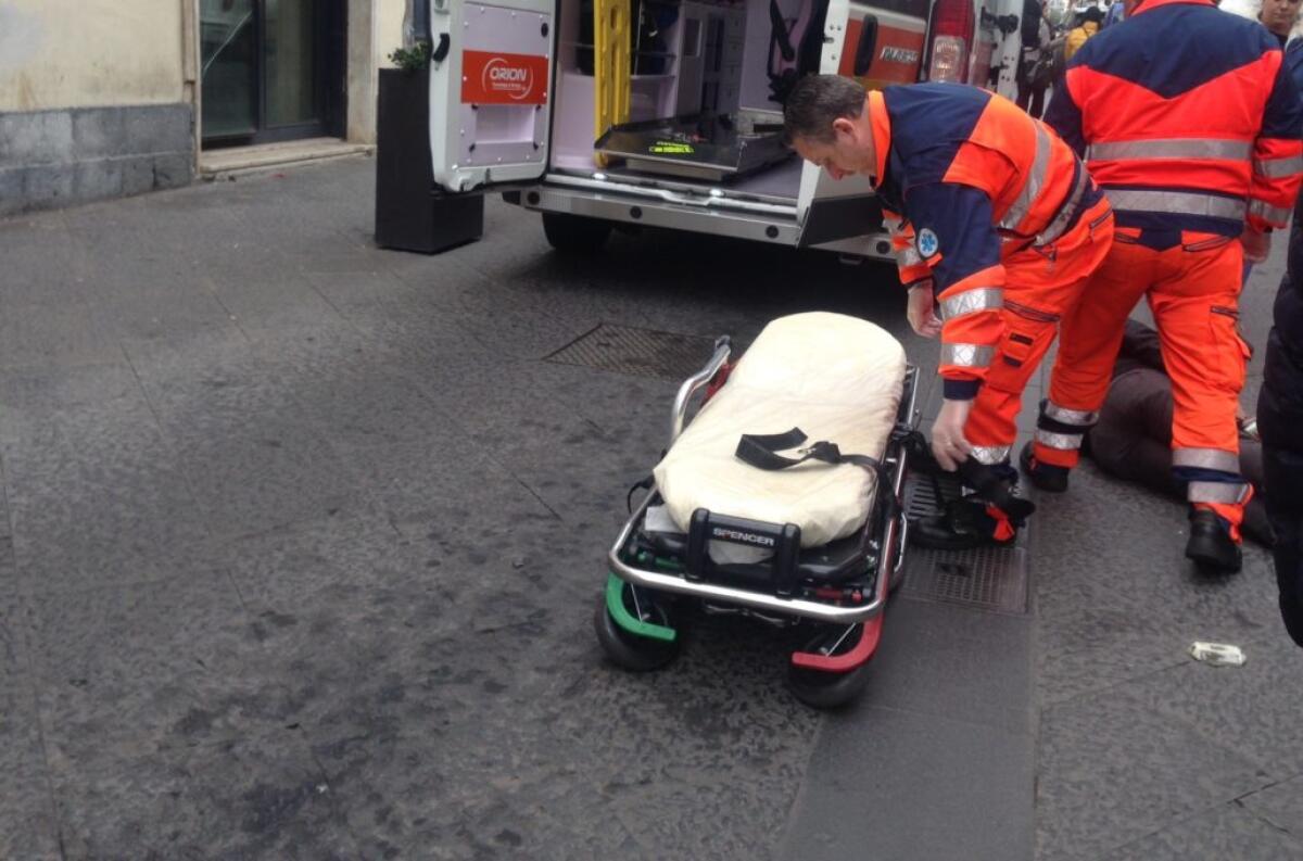 PATERNO': Investito pedone in via Vittorio Emanuele - 