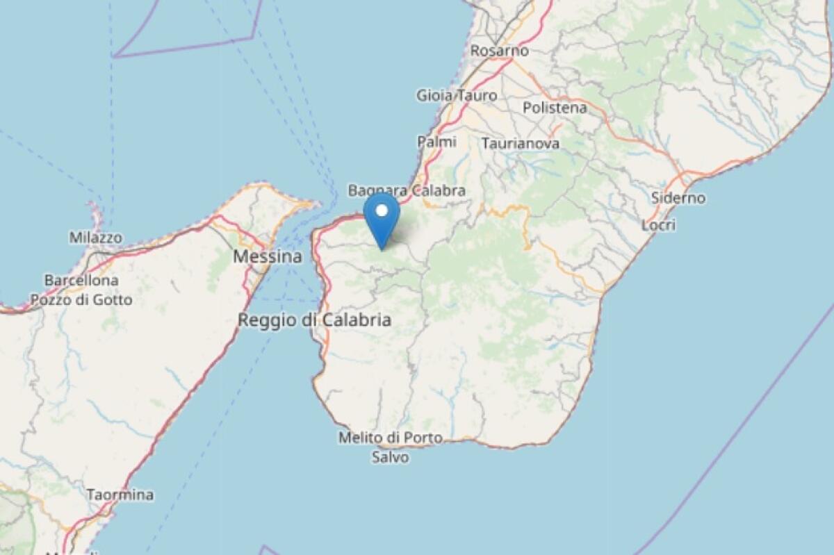 Scossa di terremoto chiaramente avvertita nella notte sullo Stretto - 