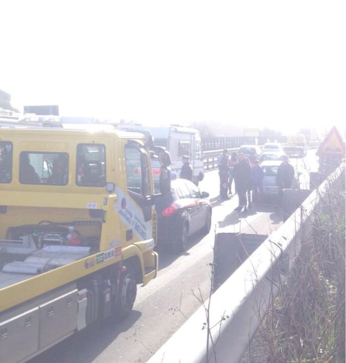 Doppio incidente oggi sulla ss 121 - 