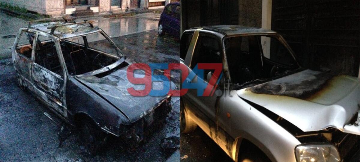 Paternò notte di fuoco: 4 auto incendiate le foto - 