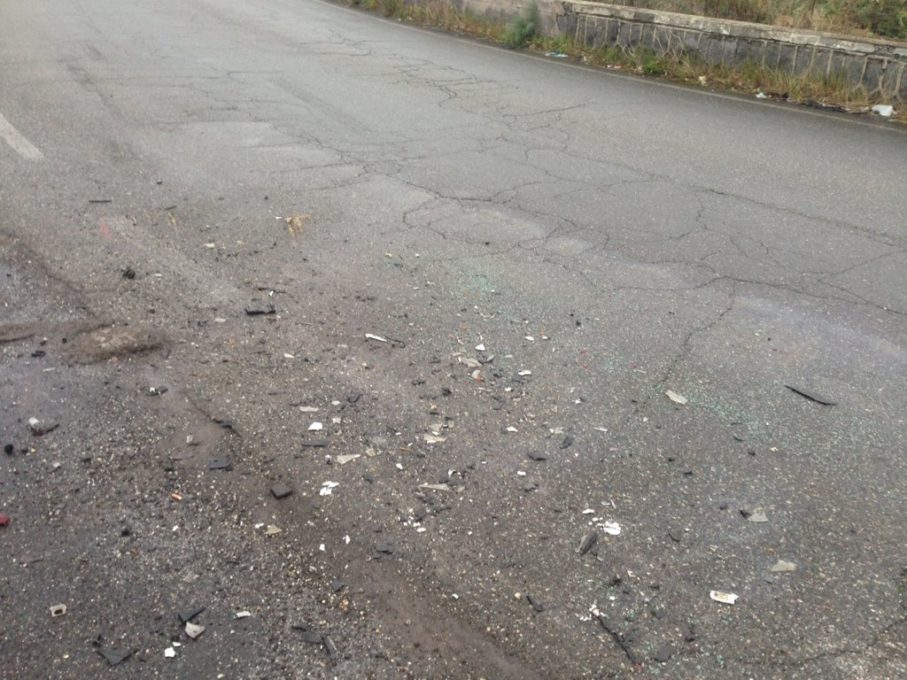 BELPASSO: Scontro frontale auto camion, ragazza trasportata in elisoccorso