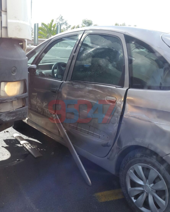 INCIDENTE SS 121 NEI PRESSI SVINCOLO MISTERBIANCO