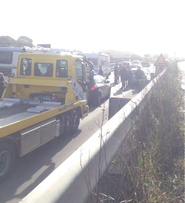 Doppio incidente oggi sulla ss 121