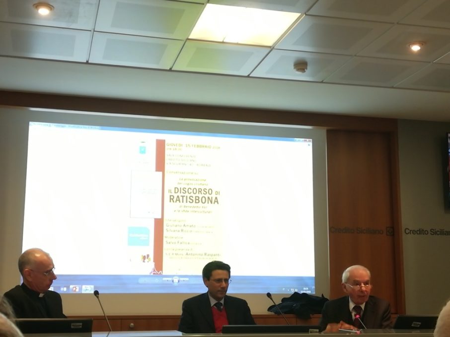 ACIREALE: Conversazione sul Discorso di Ratisbona, di Benedetto XVI e le sfide interculturali