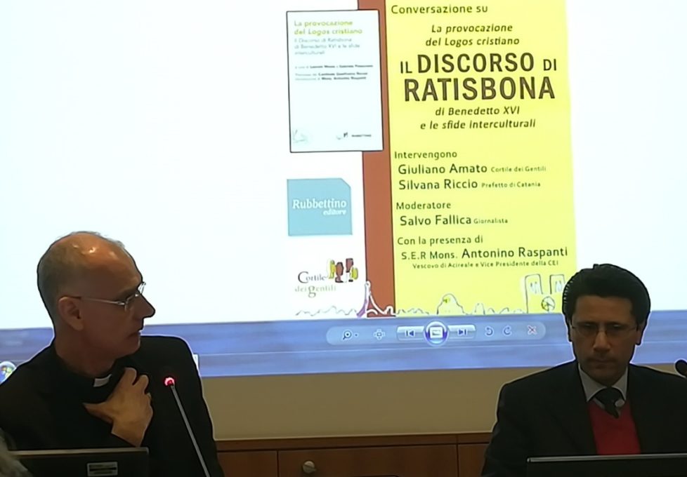 ACIREALE: Conversazione sul Discorso di Ratisbona, di Benedetto XVI e le sfide interculturali