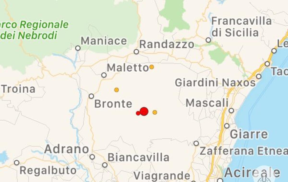 Terremoto, scossa pochi minuti fa, epicentro Maletto - 