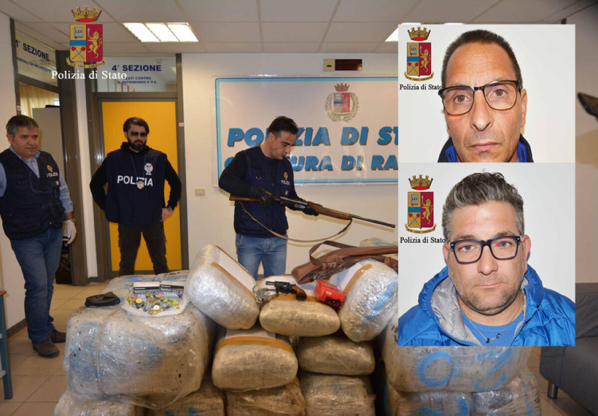 RAGUSA: La Polizia sequestra 330 kg di marijuana - 