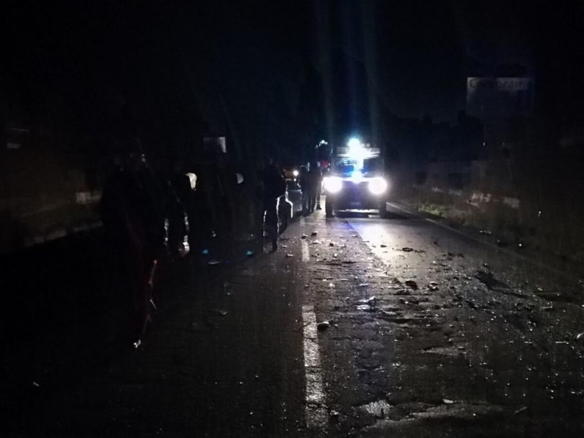 SS 284: SCONTRO FRONTALE TRA PATERNO' E SCALILLI, 3 FERITI - 